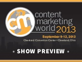 Content Marketing World 2013