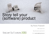 Storytelling for software marketing
